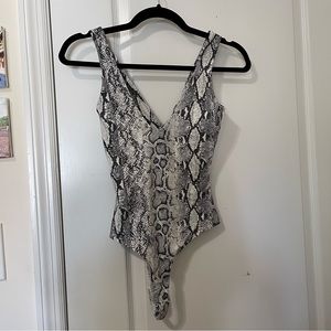 Lulus snake printed body suit